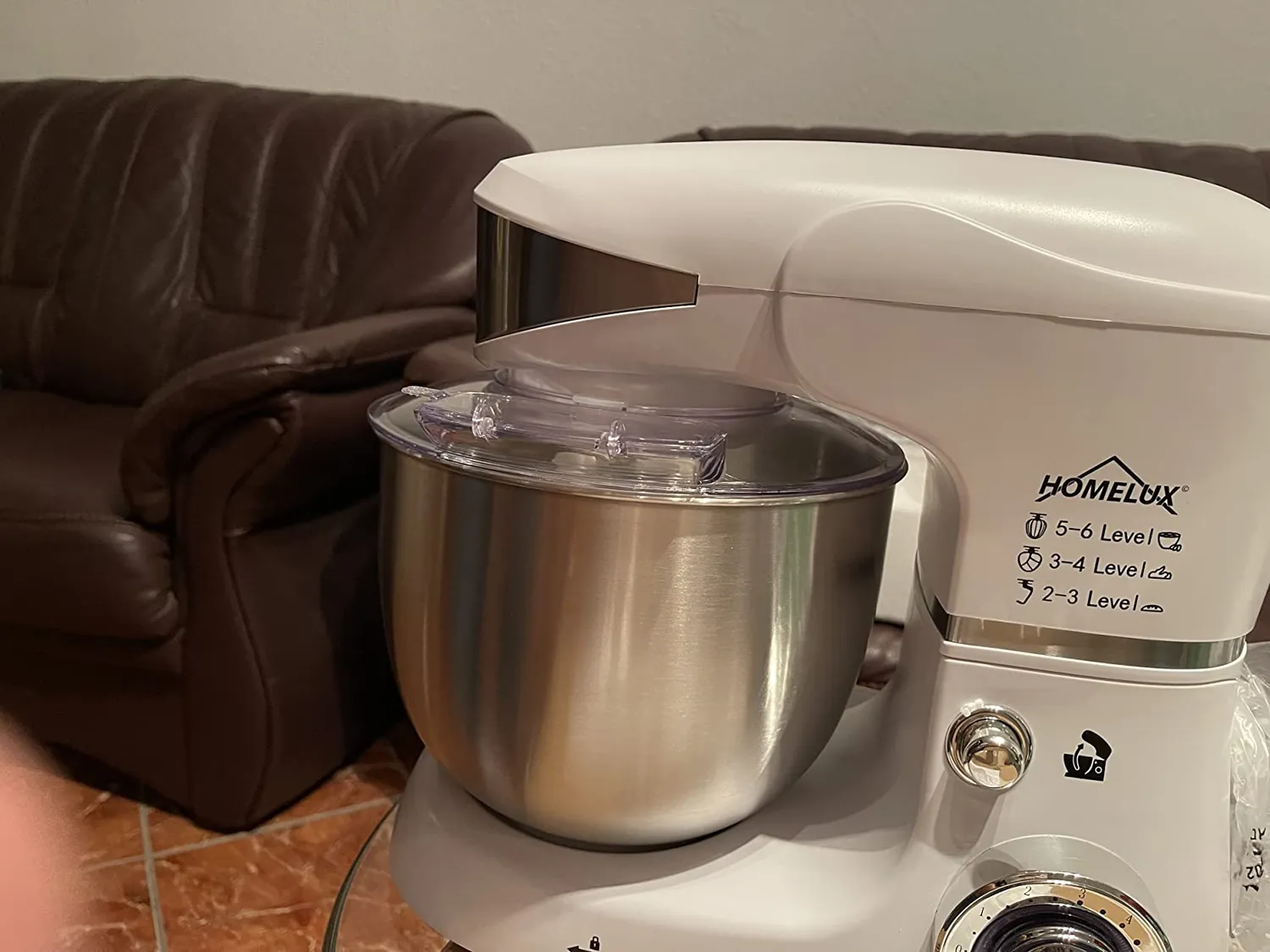 Homelux SC-206 Küchenmaschine Schwarz-Gold 5 l 2000 W