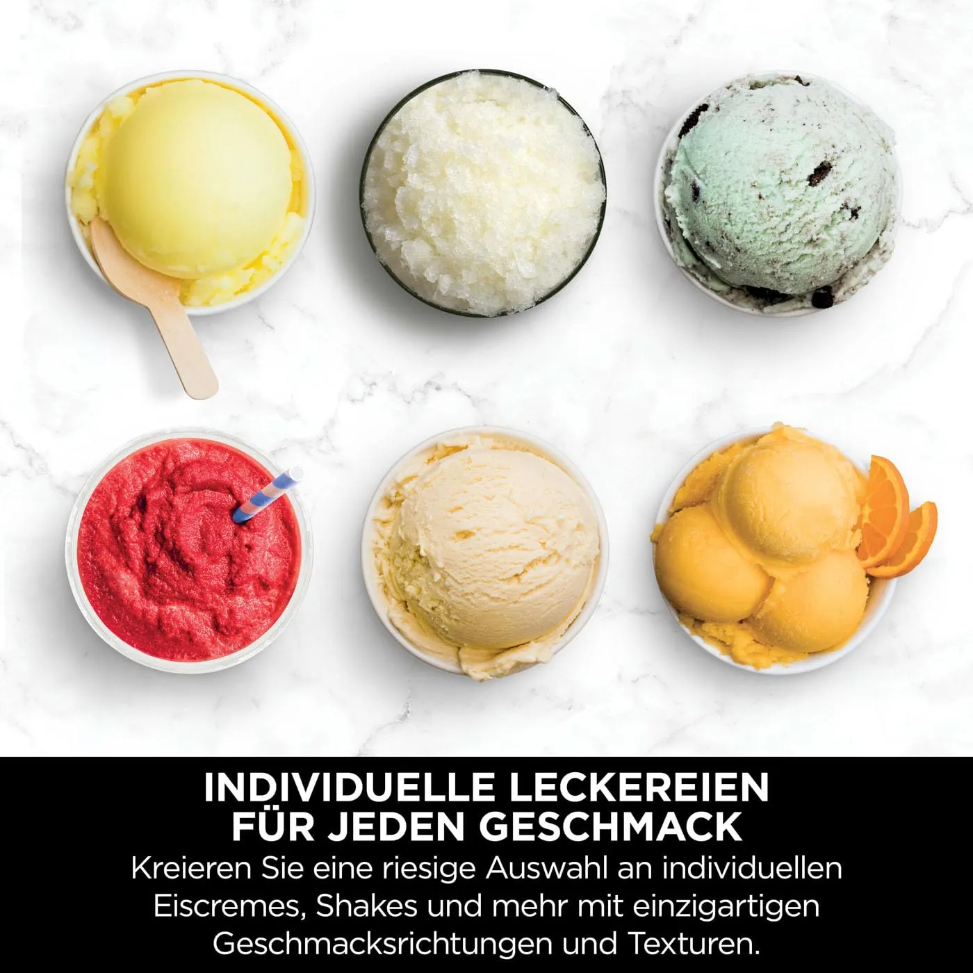 Ninja CREAMi Deluxe Eismaschine Silber 2x 710 ml 10-in-1