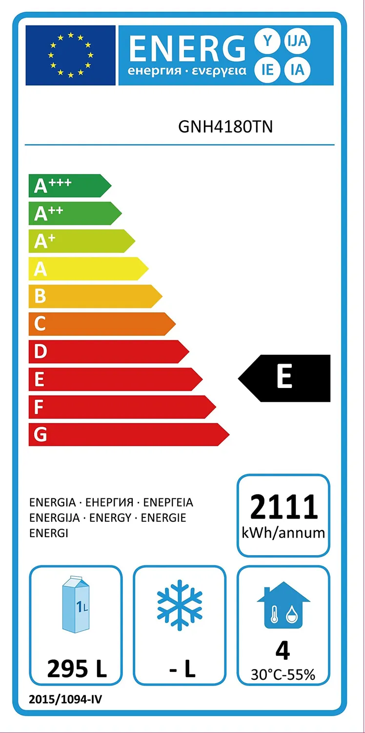 GastroHero ECO 0/8 Kühltisch 8 Schubladen Edelstahl GN 1/1