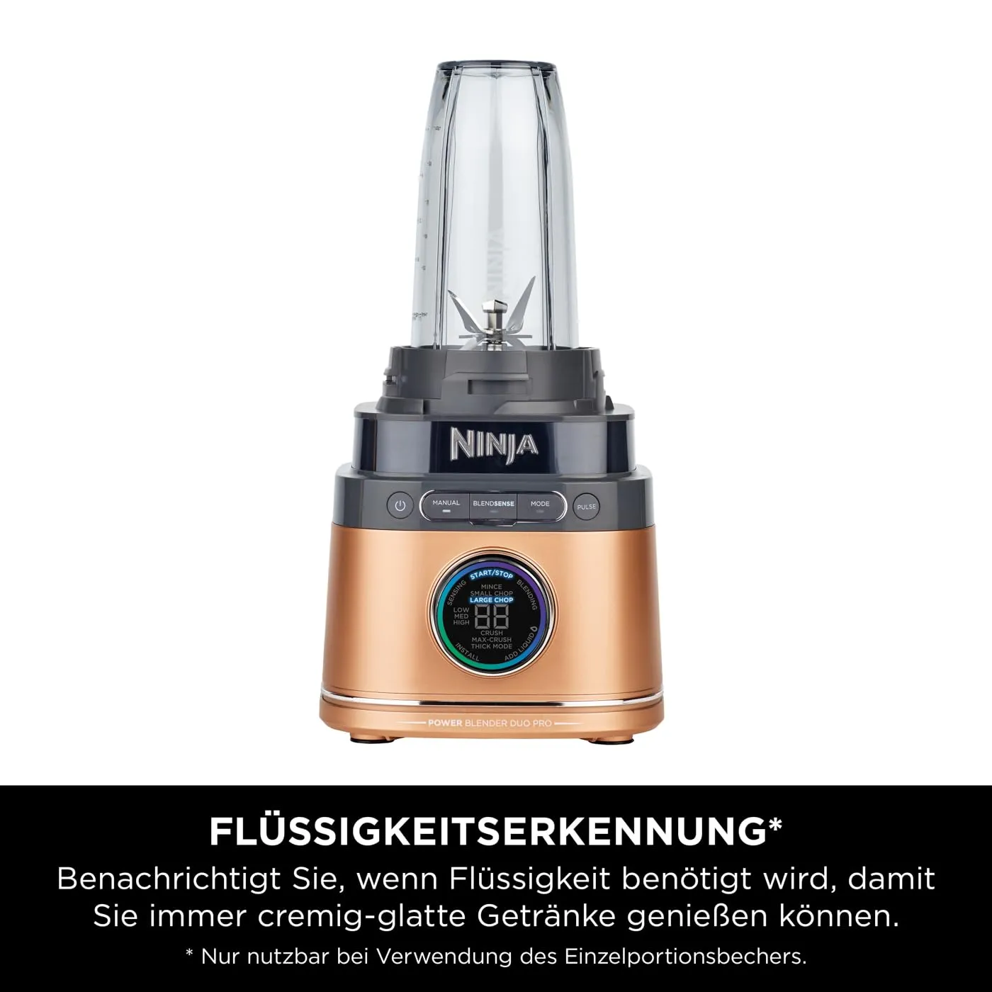 Ninja Detect Power Mixer Pro 2-in-1 Schwarz-Kupfer
