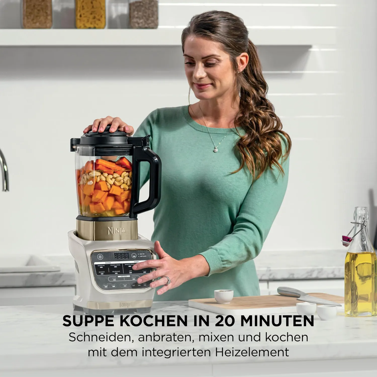 Ninja Foodi HB150EUSTGD Suppenbereiter 1,7L Stone 1000W
