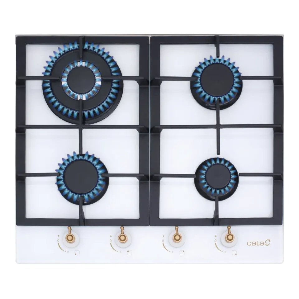 Cata RCI 631 WH Gaskochfeld 58 cm 4-flammig 8 kW