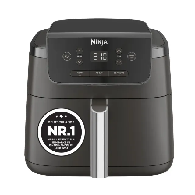 Ninja 3-in-1 Heißluftfritteuse Schwarz 4,7 l AirCrisp