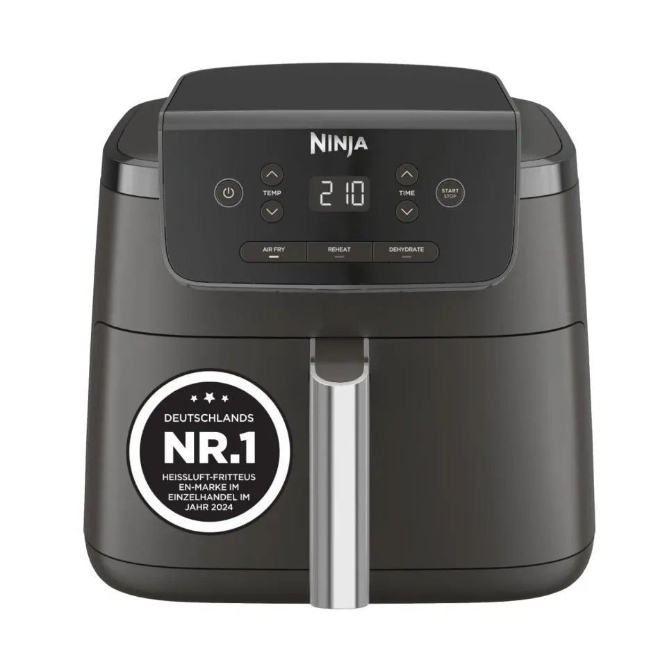 Ninja 3-in-1 Heißluftfritteuse Schwarz 4,7 l AirCrisp