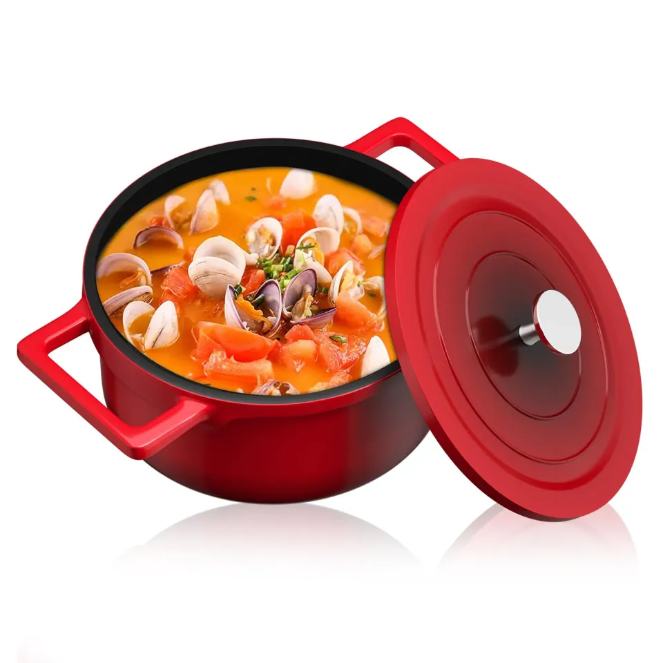 HOMELUX Topf Induktion 24cm 4,6L Antihaft mit Deckel