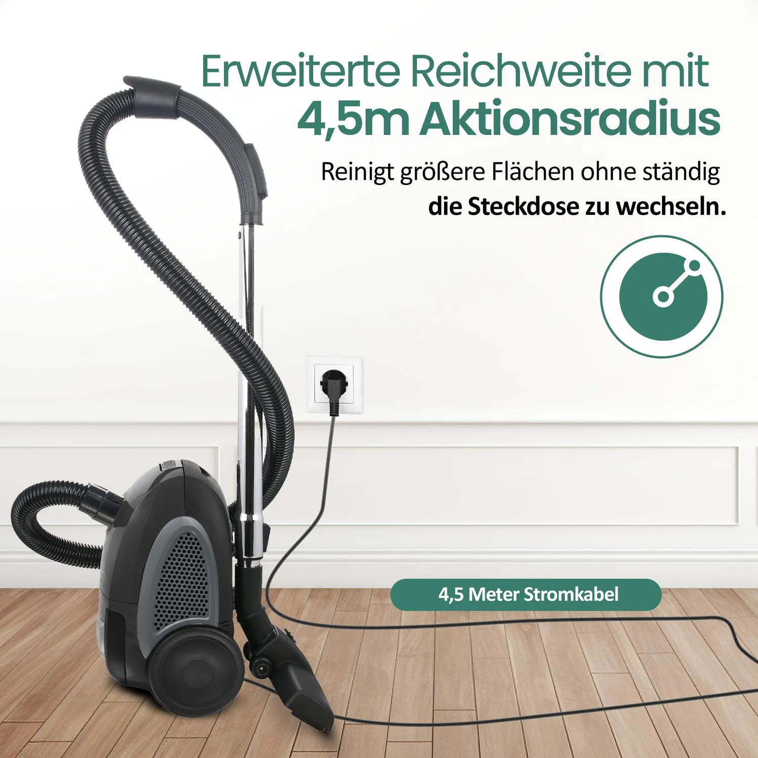 Emerio VE-109959.14 Staubsauger mit Beutel 2,0L 800W