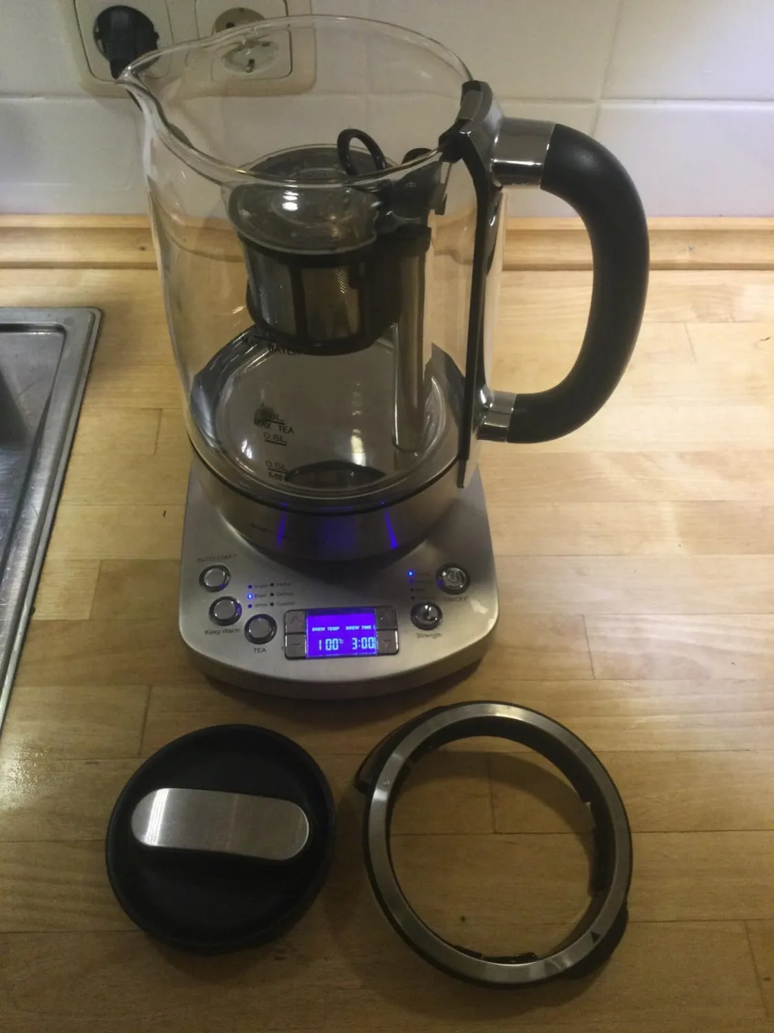 Emerio WK-122248 Teekocher Glas 1,7L Automatik