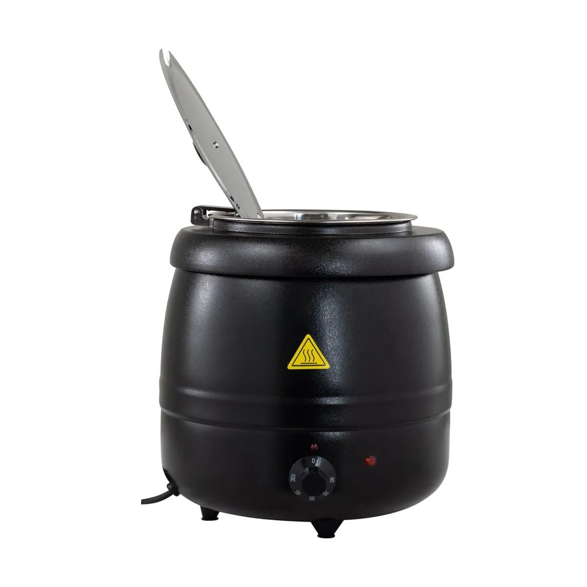 GastroHero STS-ECO-10 Suppentopf 10 L Schwarz