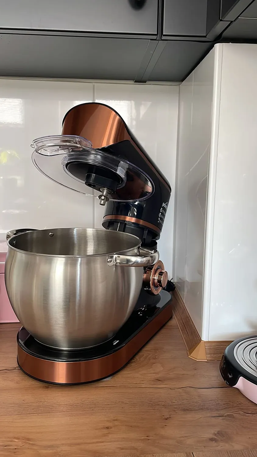 HOMELUX Küchenmaschine 626 Black 8,5L 2000W 6-stufig