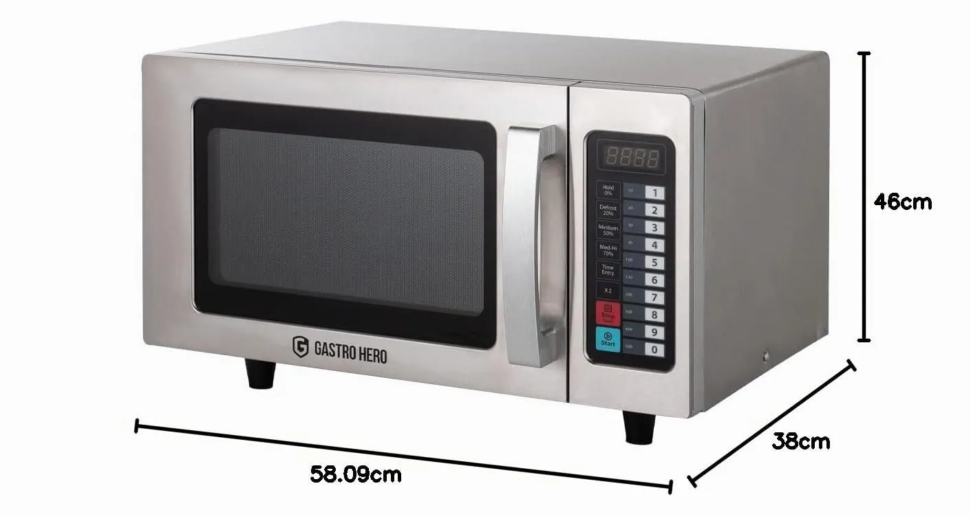 GastroHero ECO MW-ECO1000 Mikrowelle 25L 1000W