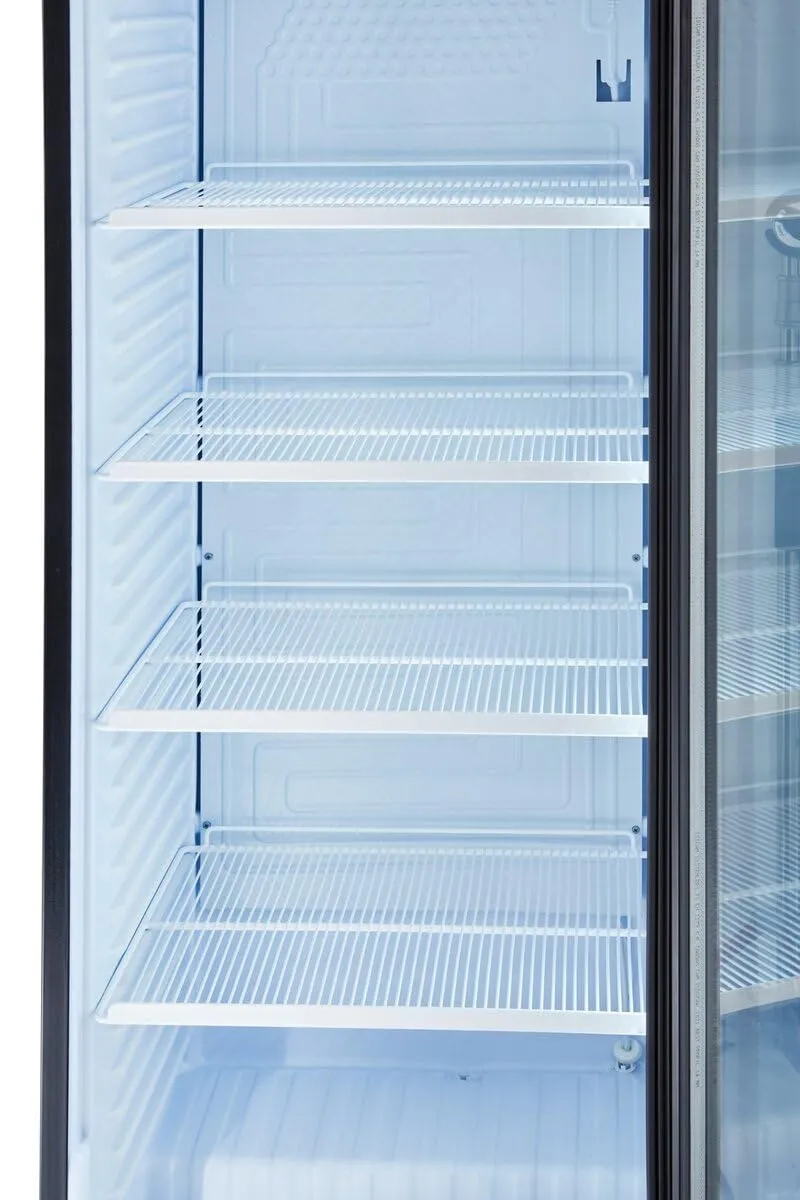 GastroHero Profi 382 Getränkekühlschrank 382 L Schwarz