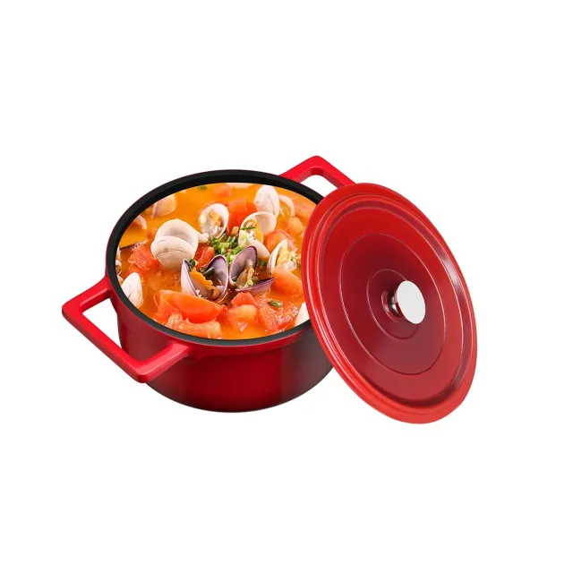 HOMELUX Kochtopf 12 cm 0,6 L Antihaft mit Deckel