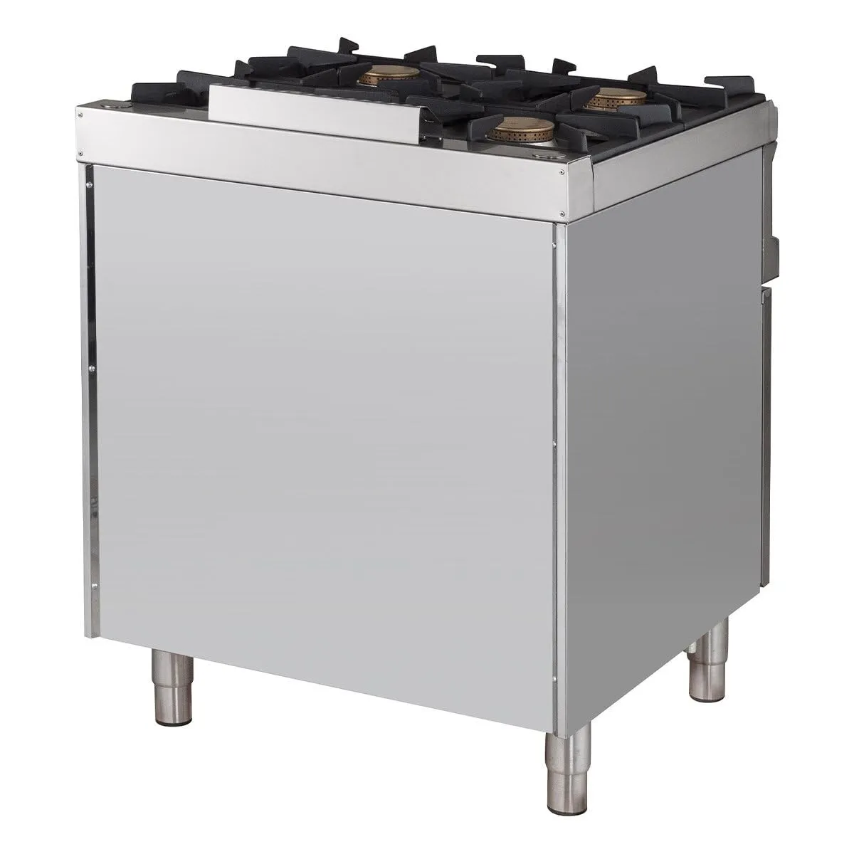GastroHero 70/70 Gasherd 4-flammig mit Backofen 34 kW