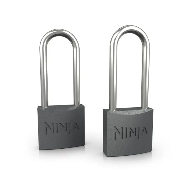 Ninja FrostVault Perfect-Fit Vorhängeschloss 2er Schwarz