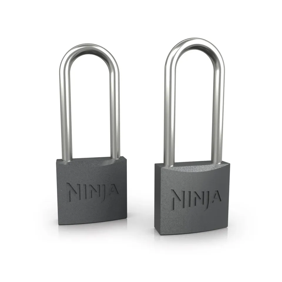 Ninja FrostVault Perfect-Fit Vorhängeschloss 2er Schwarz