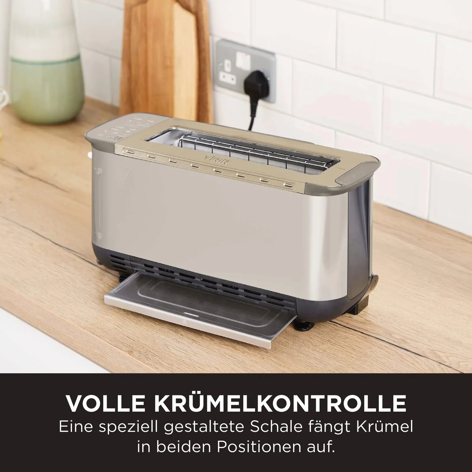 Ninja Foodi 3-in-1 Toaster Stone Gold 7 Toaststufen