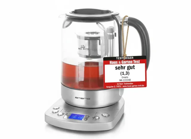 Emerio WK-122248 Teekocher Glas 1,7L Automatik