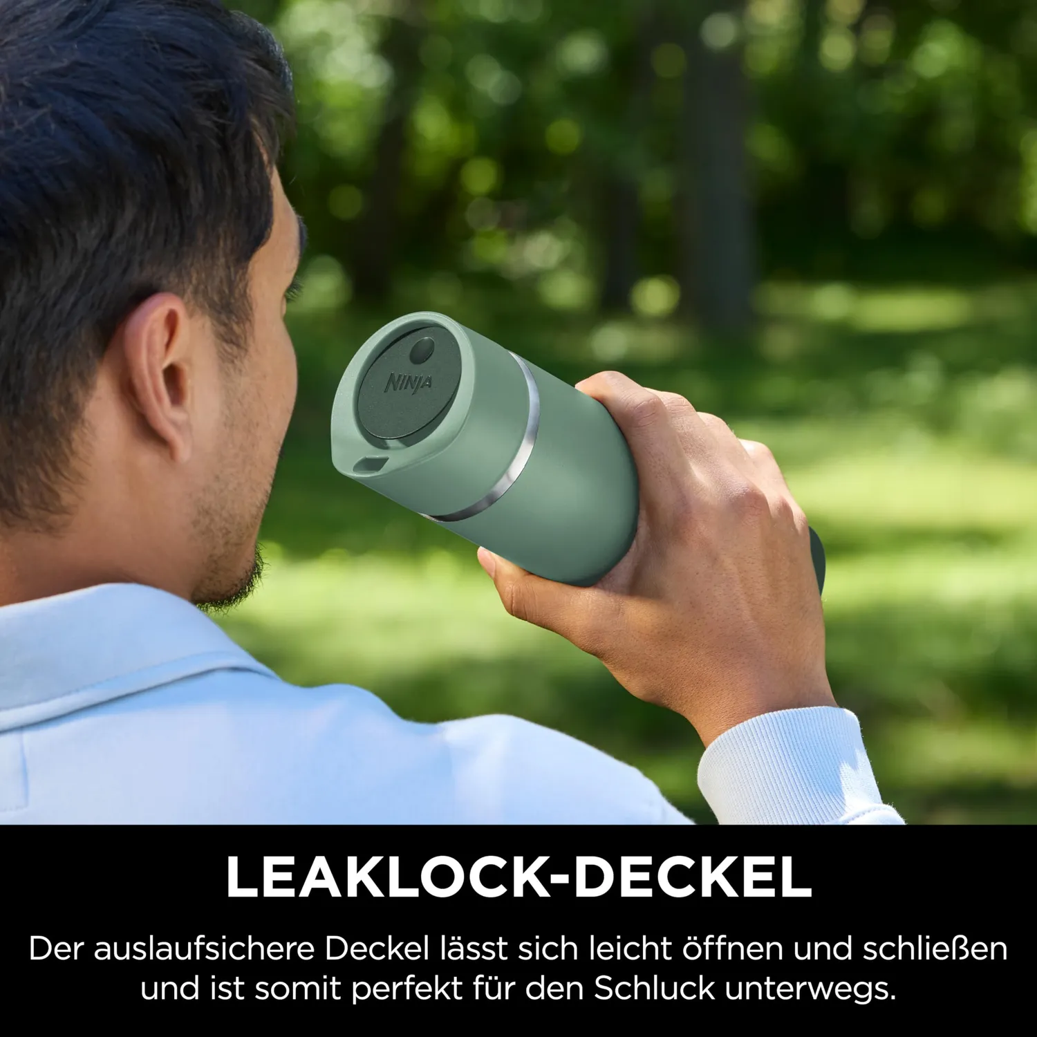 Ninja Sip Perfect DW1603 Trinkflasche 400ml Grün
