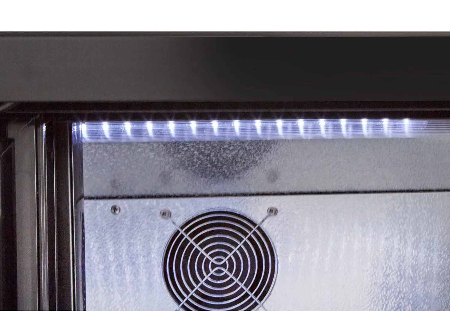 GastroHero ECO 320 Barkühlschrank Schiebetüren 337 L schwarz