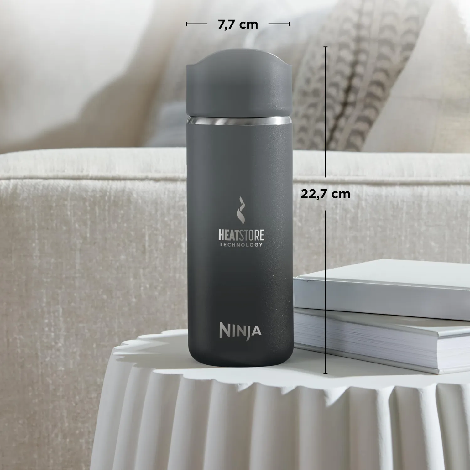 Ninja Sip Perfect Trinkflasche 400 ml Schwarz BPA-frei