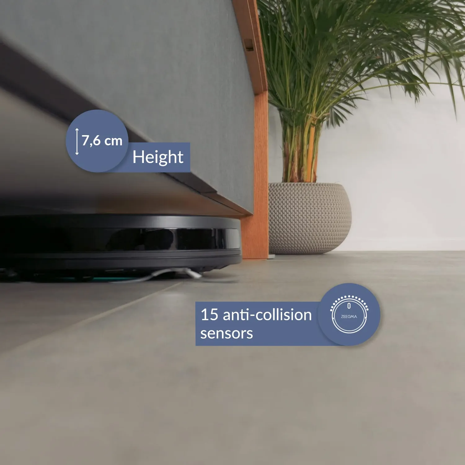 Zeegma Zonder Robo Vision Saugroboter Wischfunktion App