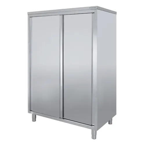 GastroHero ECO 12x6x20 Geschirrschrank 120cm Schiebetüren