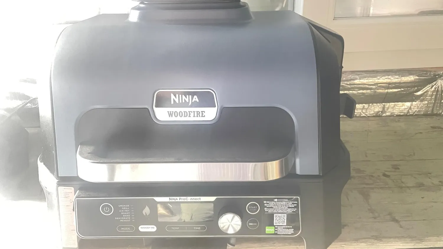 Ninja Woodfire Pro Connect XL BBQ Smoker-Grill Blau Schwarz