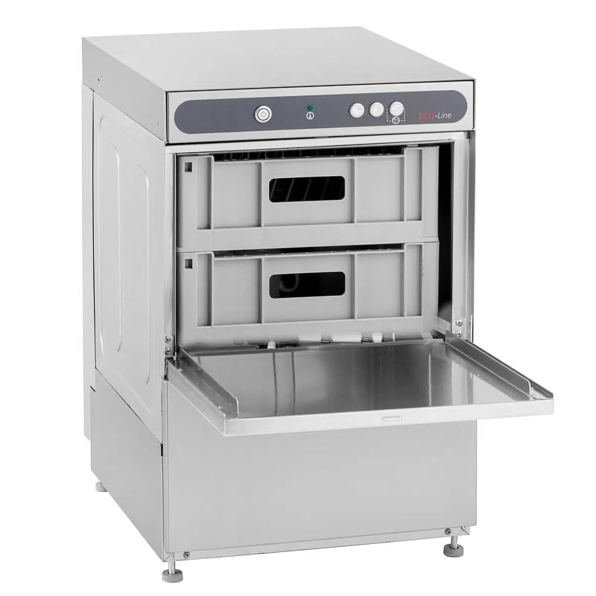 GastroHero Ecoline GLSM40S Gläserspülmaschine 40er Korb