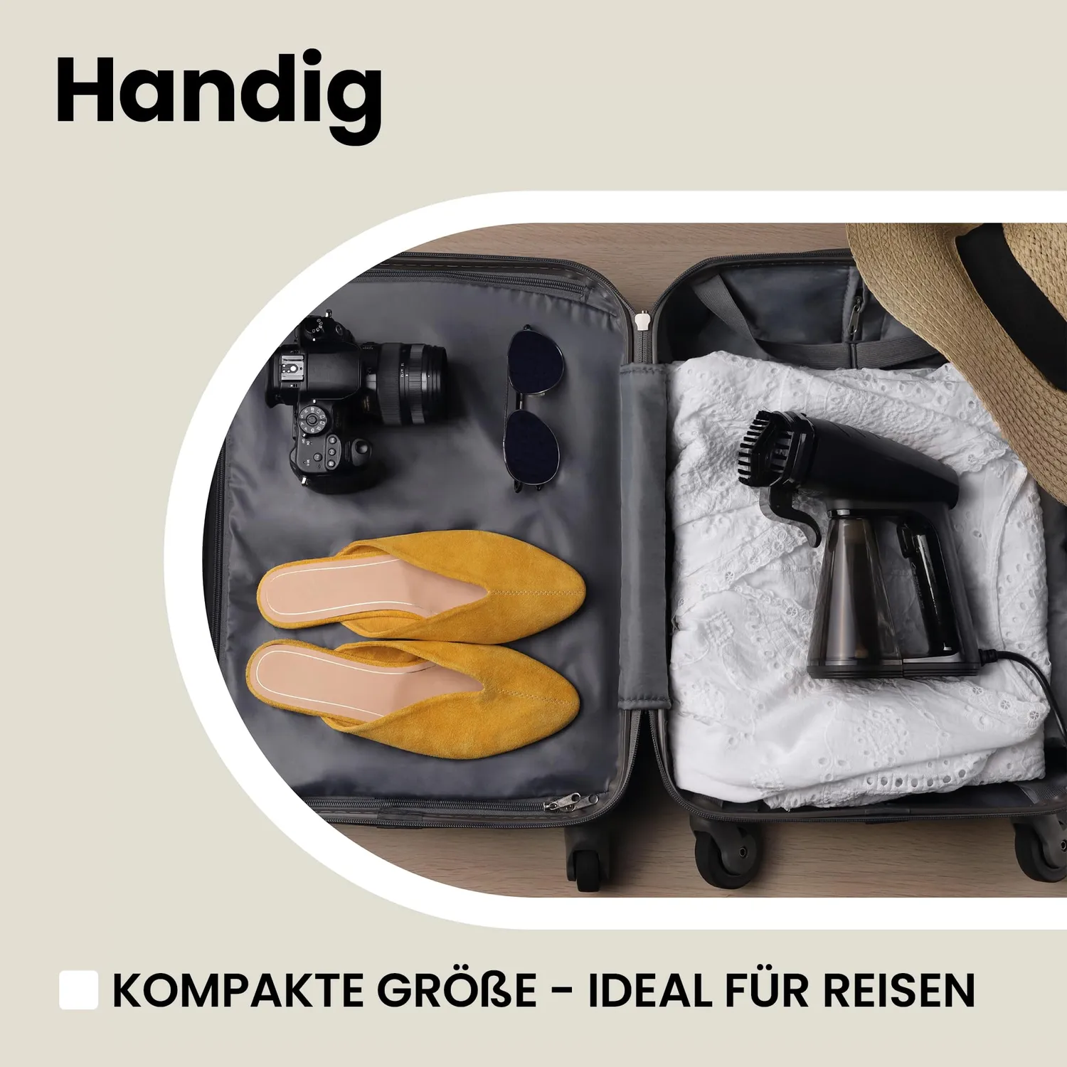 Zeegma Handig Dampfglätter 260 ml 1600 W Dauerdampf