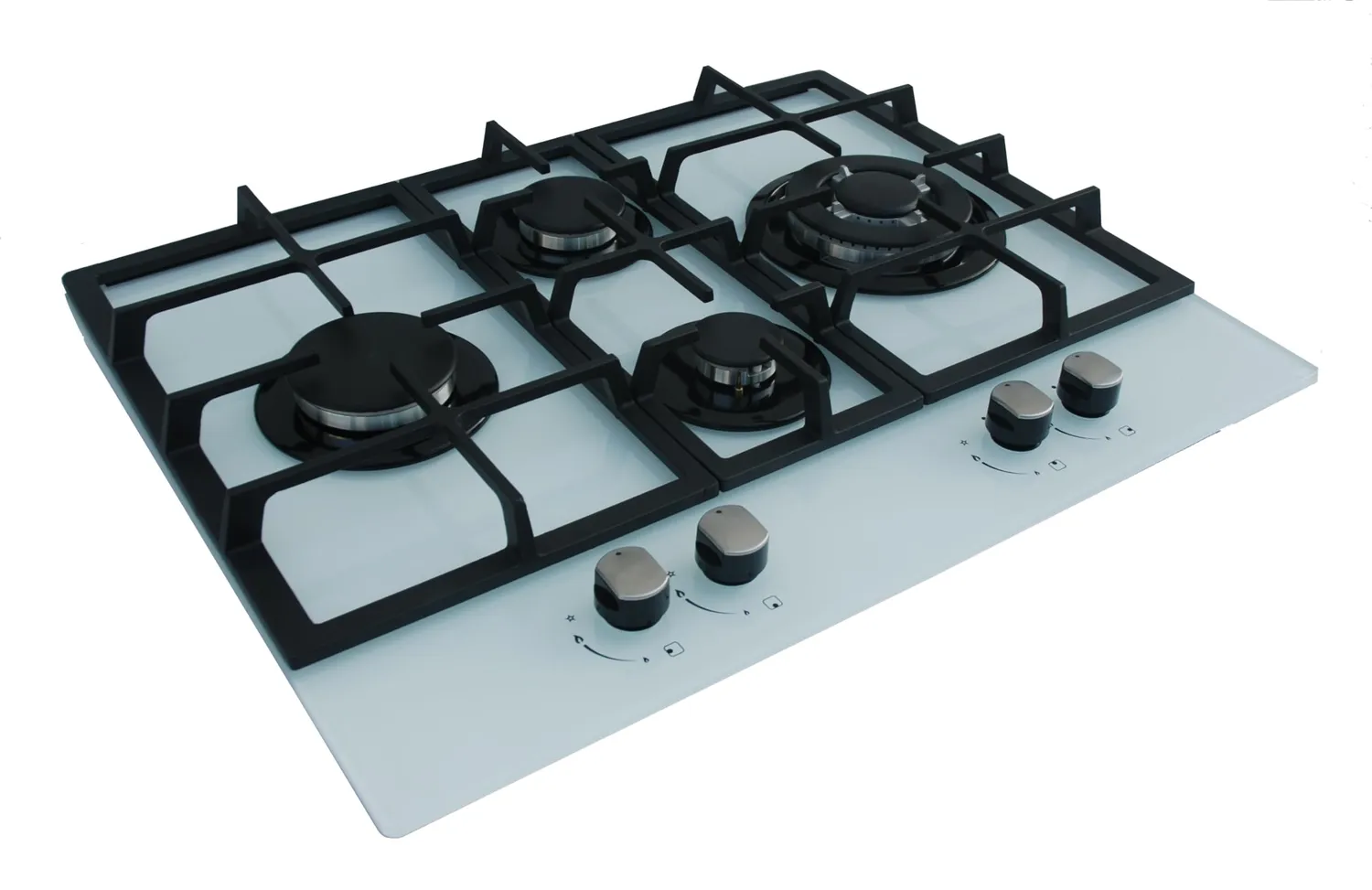 CATA LCI 6031 WH Gaskochfeld 64cm Weiß 9,25kW 4-flammig