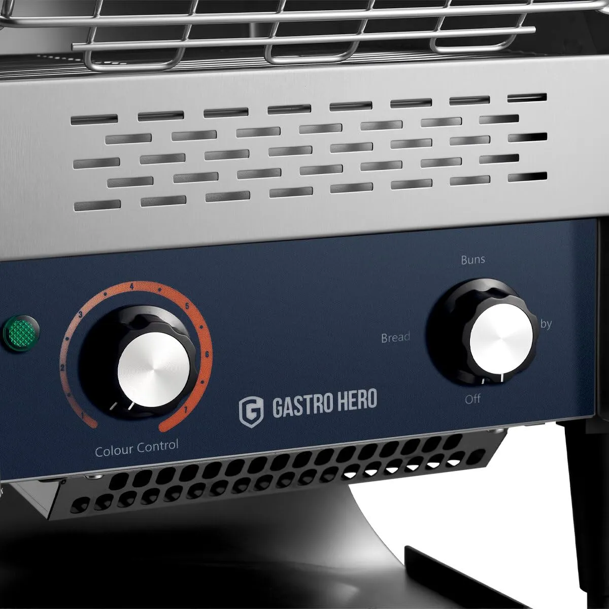 GastroHero EDT130 Durchlauftoaster 130 Scheiben Edelstahl