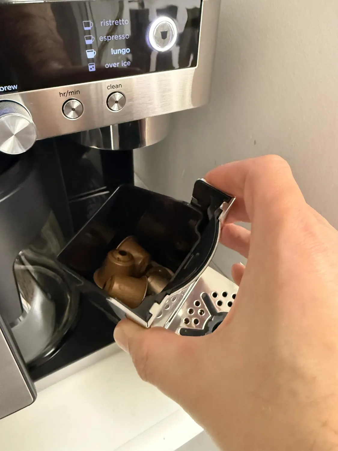 Ninja Prestige 2-in-1 Kaffeemaschine Grau-Metall 1,8 l Milchaufschäumer