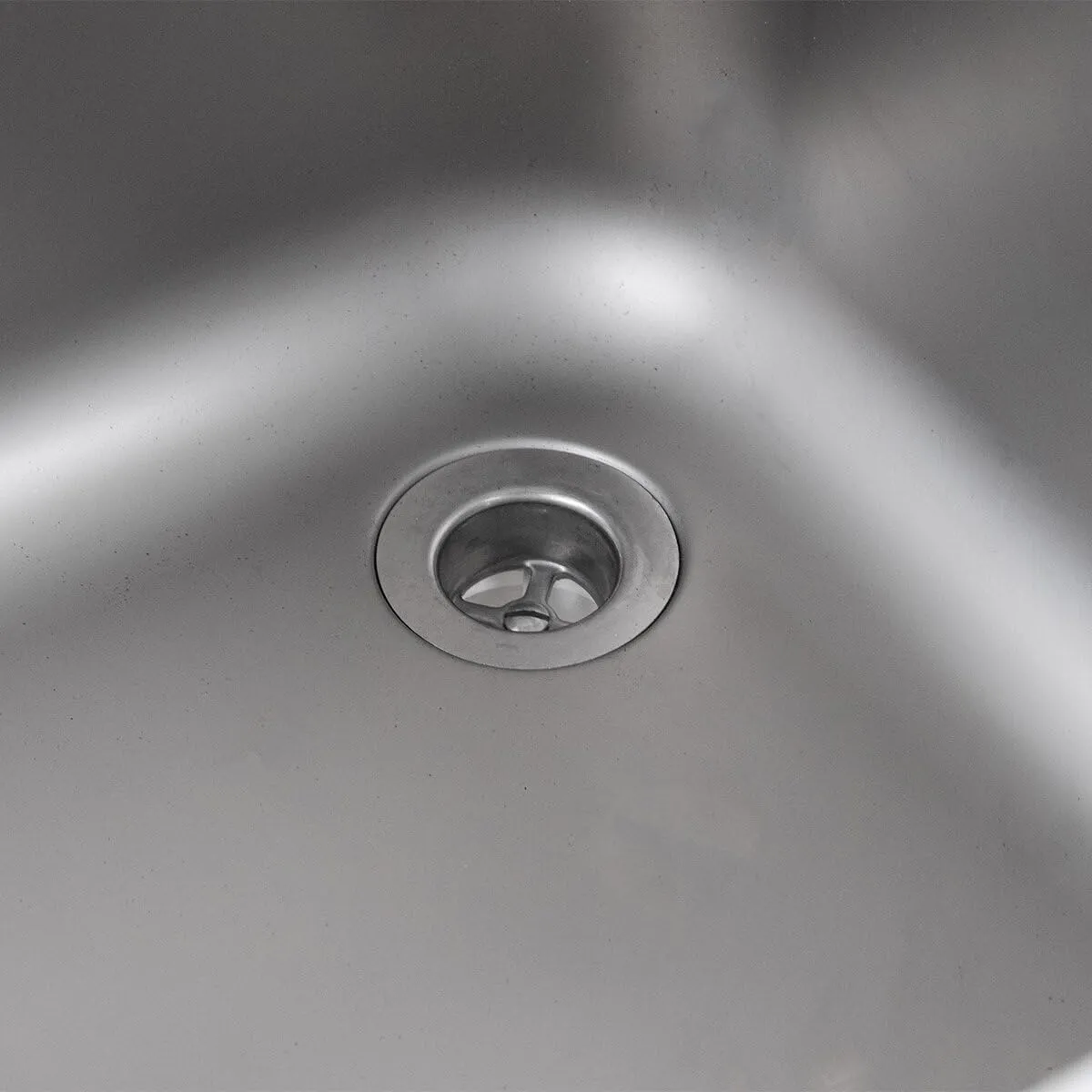 GastroHero ECO Spültisch 120x60 2 Becken mittig Edelstahl