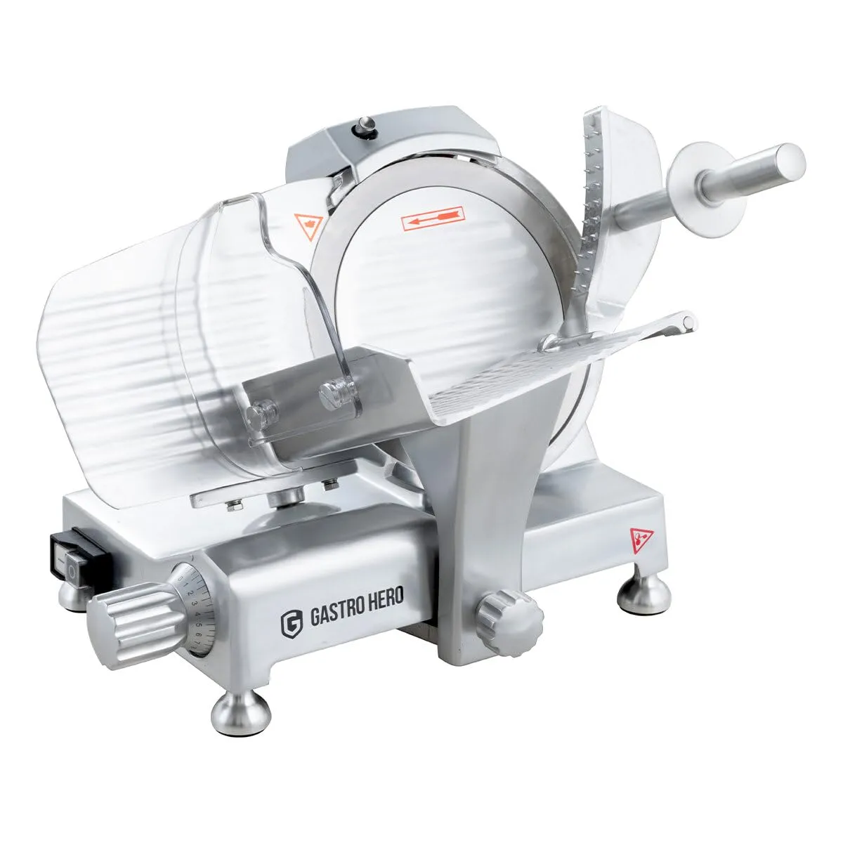 GastroHero ASM ASM 220 Aufschnittmaschine 220 mm Alu