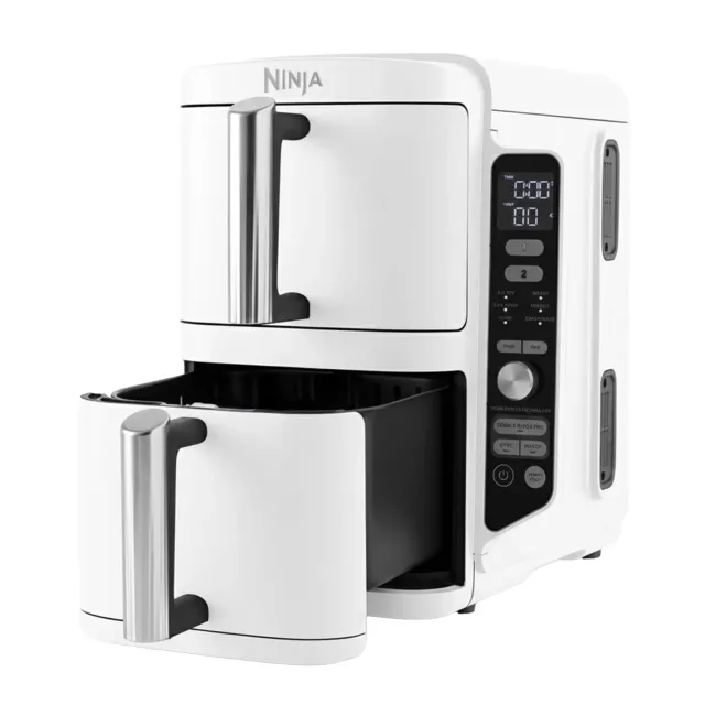Ninja Double Stack XL SL400EUWH Heißluftfritteuse weiß 9,5 L