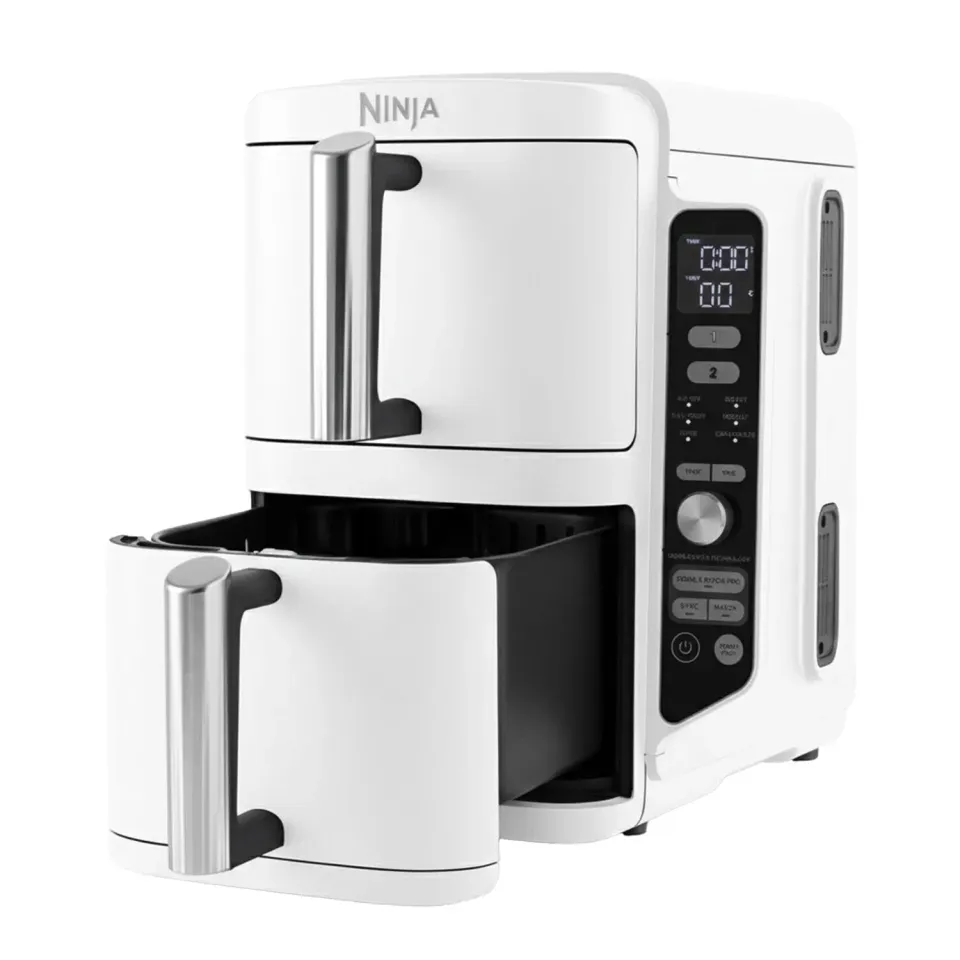 Ninja Double Stack XL SL400EUWH Heißluftfritteuse weiß 9,5 L