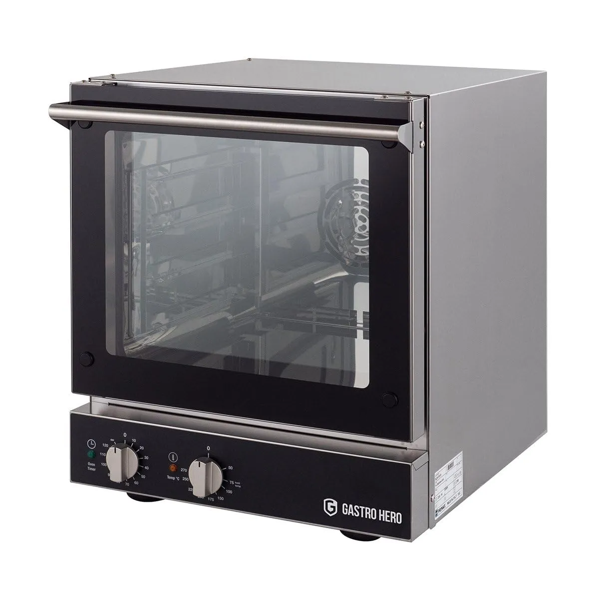 GastroHero PROFI 4x GN 2/3 HeißluftOfen manuell 2,7 kW
