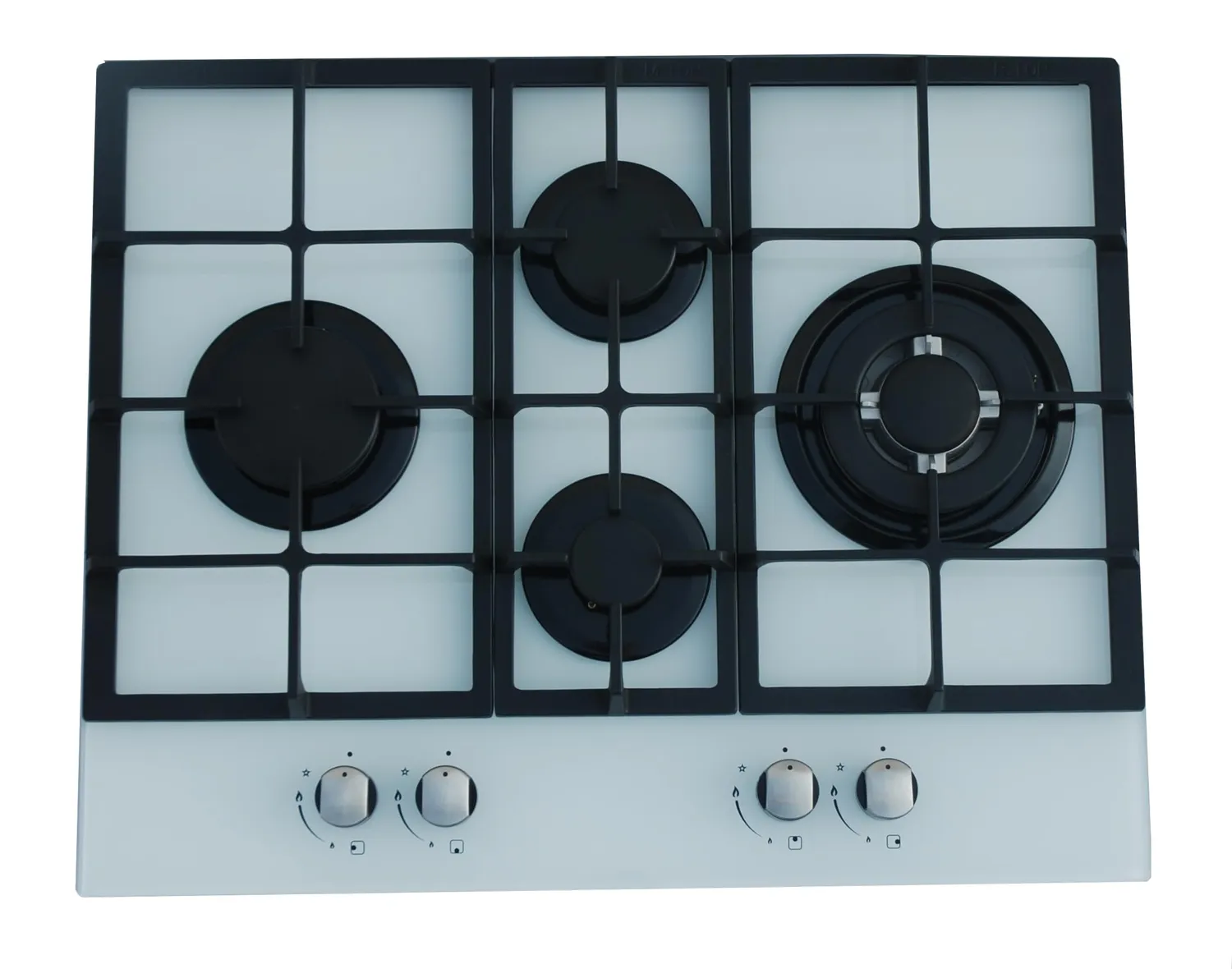 CATA LCI 6031 WH Gaskochfeld 64cm Weiß 9,25kW 4-flammig