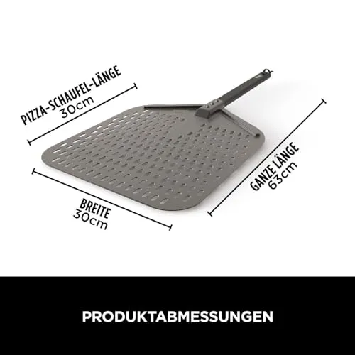 Ninja Woodfire Pizzaschaufel 30 cm schwarz rostfrei perforiert