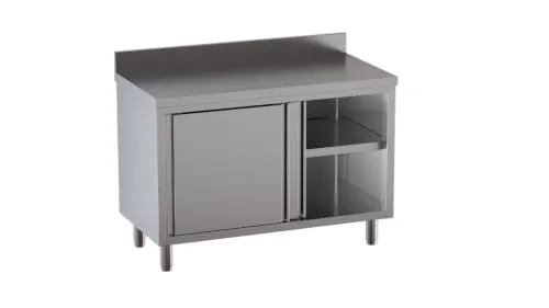GastroHero ASS-ECO1060A Arbeitsschrank 100x60 Edelstahl