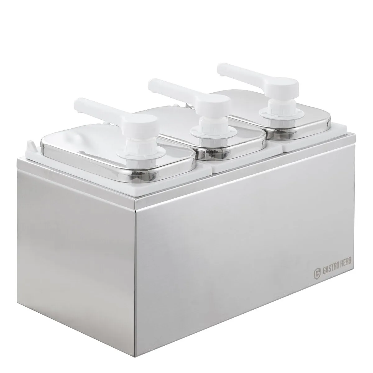 GastroHero SSE3X3PP Saucenspender 3x3 Liter Dosierpumpe