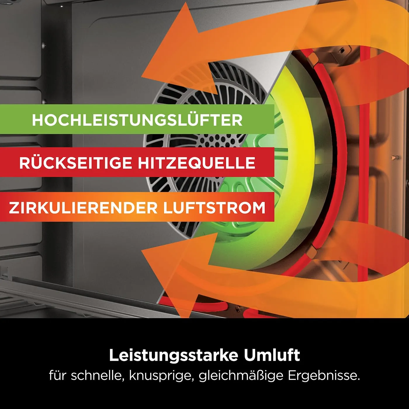 Ninja Foodi DT200EU Mini-Ofen 10-in-1 silber-schwarz