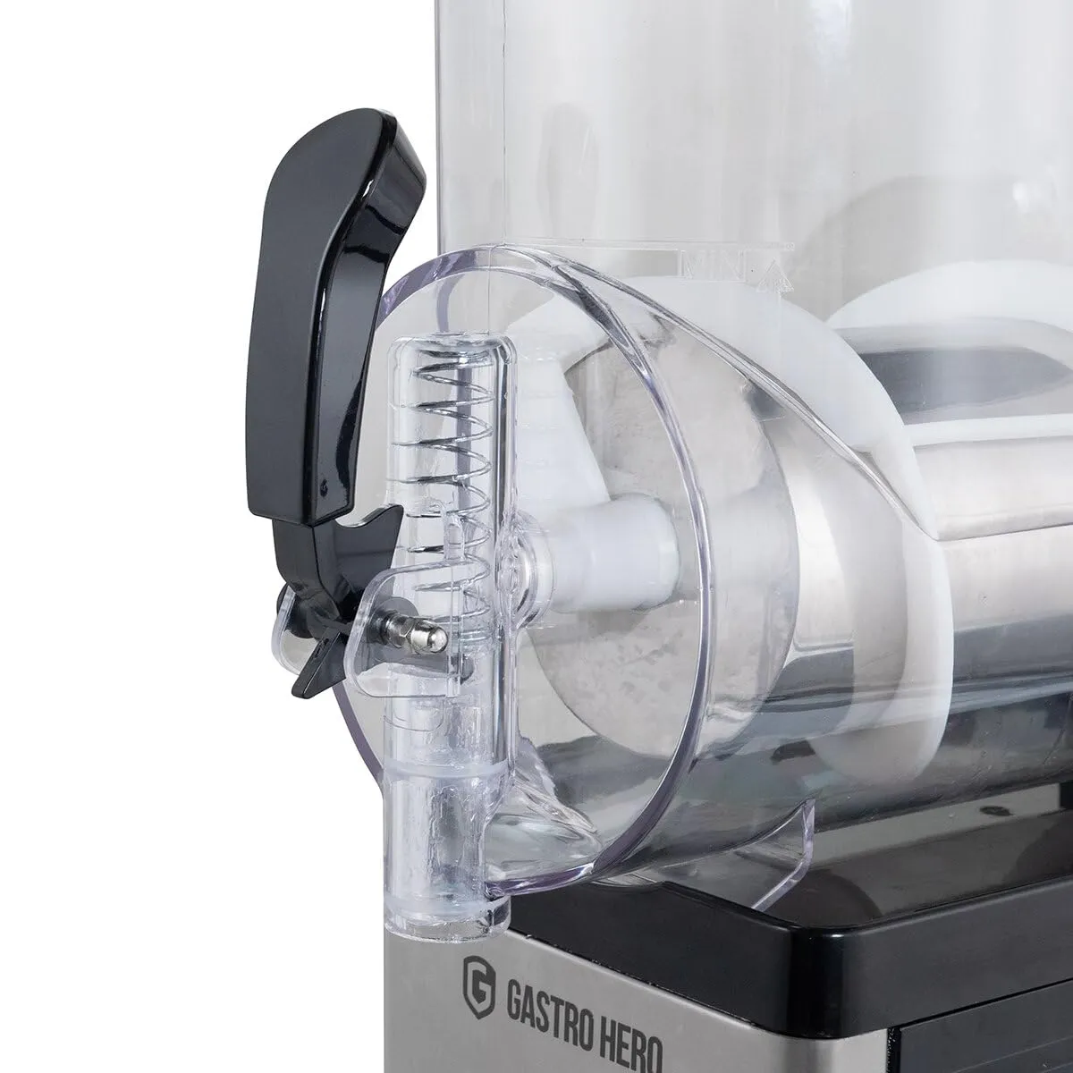GastroHero Slush-Eismaschine 1x12 Liter 0,5 kW Schwarz