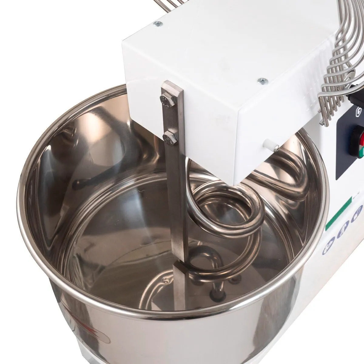 GastroHero PROFI Spiralkneter 22L 230V Rollen Kopf variabel