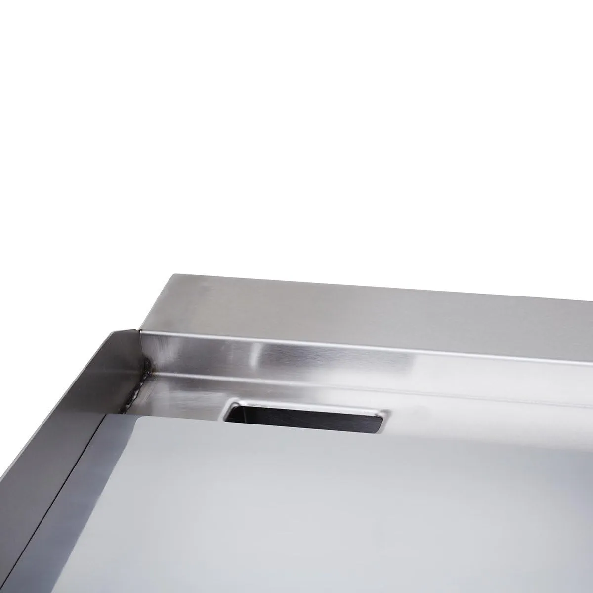 GastroHero Elektro Grillplatte 410x425 glatt 2,5 kW Edelstahl