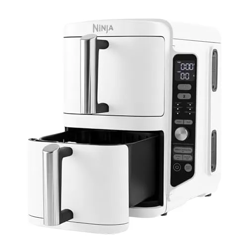 Ninja Double Stack XL SL400EUWH Heißluftfritteuse weiß 9,5 L