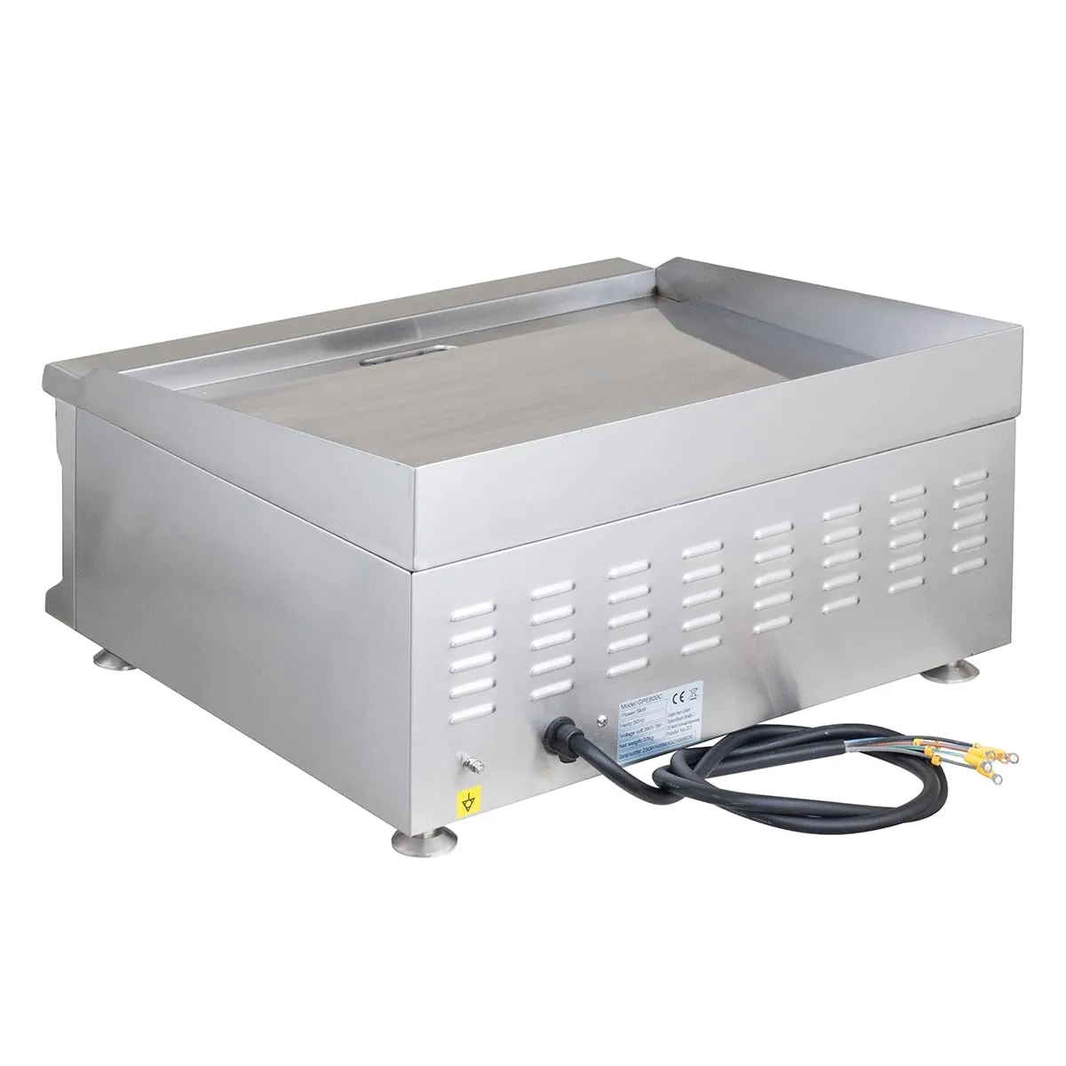 GastroHero Eco 596x398 Grillplatte glatt verchromt