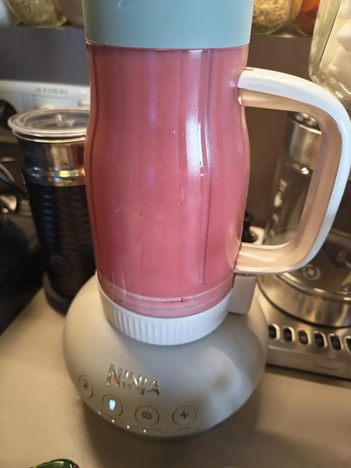 Ninja BlendBoss Mixer Pink Peppercorn 1100 W mit Reisebecher