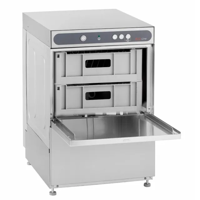 GastroHero Eco 35 Gläserspülmaschine 230V 350mm Korb