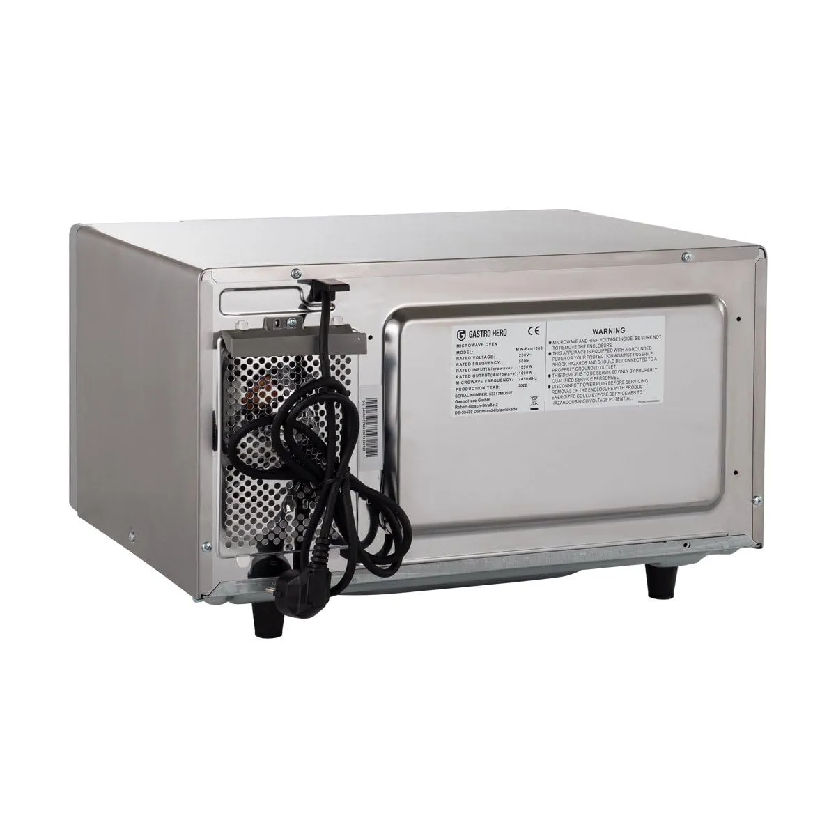 GastroHero ECO MW-ECO1000 Mikrowelle 25L 1000W